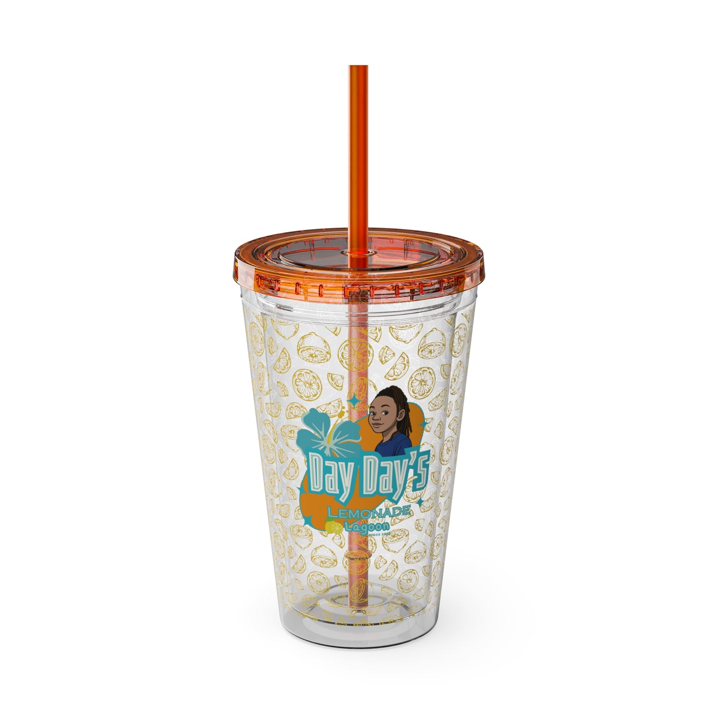 Day Day's Lemonade Lagoon Sunsplash Tumbler 16 oz.