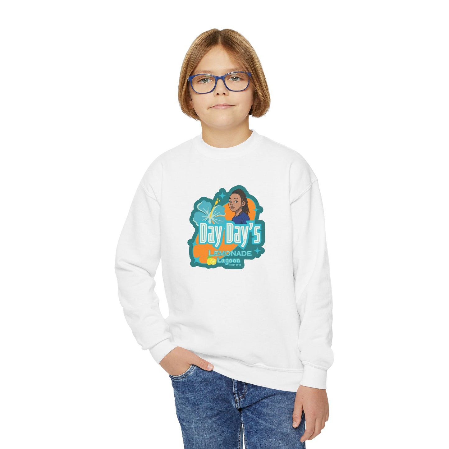 Day Day's Lemonade Lagoon Youth Sweatshirt